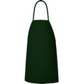 F5 Hunter Green Everyday Cover Up Bib Apron w/ No Pockets (33"x29")